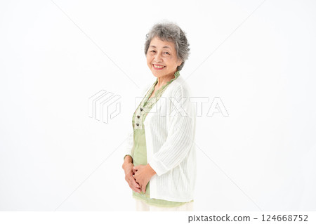 高級女性肖像 124668752