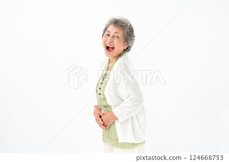 高級女性肖像 124668753