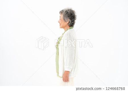 高級女人肖像風景 124668768