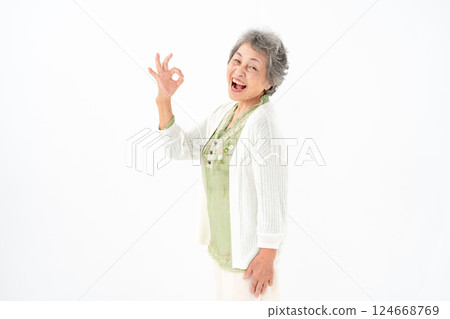 高級女性肖像OK 124668769