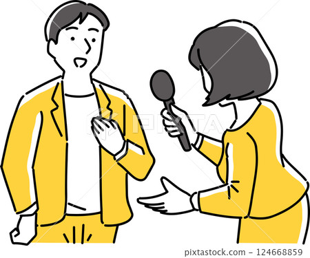 女人訪問男人 124668859