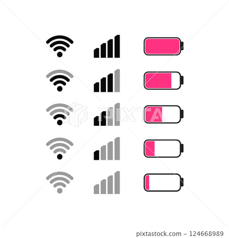 battery, mobile phone, smartphone 124668989