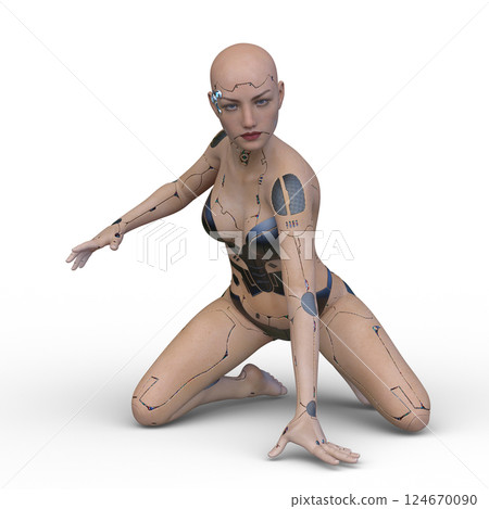 Women's cyborg Women's cyborg 124670090