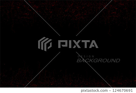 Illustration with isolated abstract red chaotic tinsel pattern on black background Illustration with isolated abstract red chaotic tinsel pattern on black background 124670691