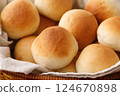 圓麵包 124670898
