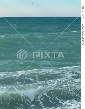 Black Sea in autumn in Sochi Black Sea in autumn in Sochi 124671000