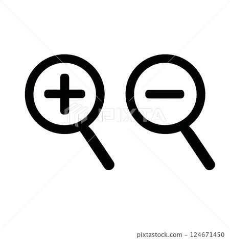 縮放圖標 124671450