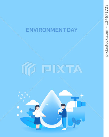 Environmental Protection Illustration for the Earth Environmental Protection Illustration for the Earth 124671725