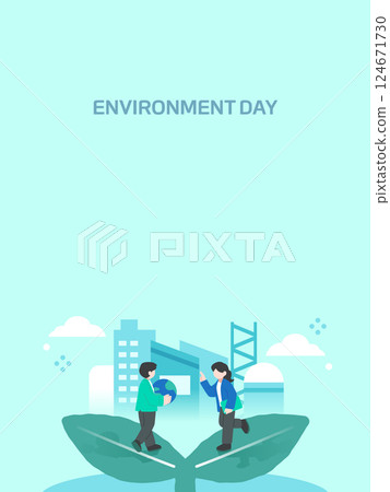Environmental Protection Illustration for the Earth  124671730