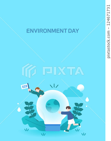 Environmental Protection Illustration for the Earth  124671731