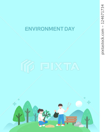 Environmental Protection Illustration for the Earth  124671734