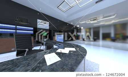 Living room with night view Living room with night view 124672004