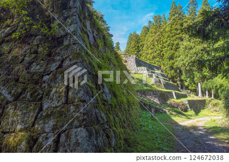 Gifu Iwamura Castle Six-tiered Wall Gifu Iwamura Castle Six-tiered Wall 124672038