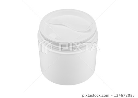 Cosmetic tube pack of cream or gel isolated on white background. 124672083