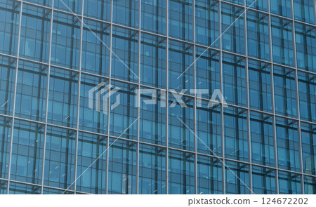Modern office buildings in the financial district. Office buildings. glass buildings background. Windows of Skyscraper. Business Office. Corporate building 124672202
