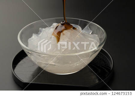 Kuzukiri: A cold summer dessert Kuzukiri: A cold summer dessert 124673153