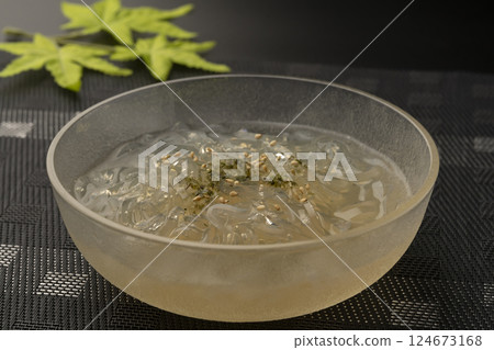 Tokoroten: A cold summer dessert Tokoroten: A cold summer dessert 124673168