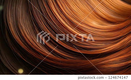 《AI Image》Beautiful brown hair 124674147