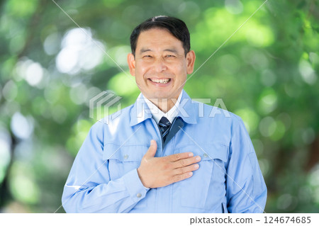 工作服男人 124674685