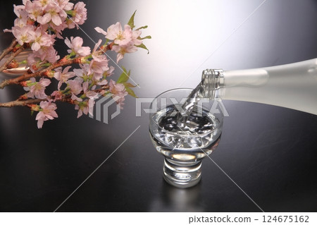 Sakura and Sake Sakura and Sake 124675162