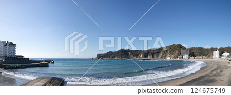 千葉縣鴨川市內浦附近海岸 千葉縣鴨川市內浦附近海岸 124675749