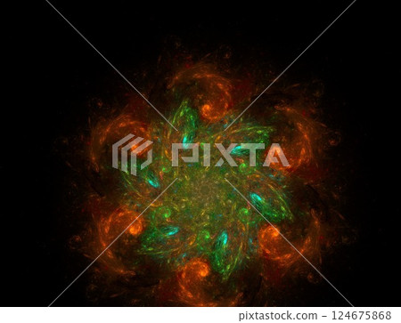Imaginatory fractal abstract background Image 124675868