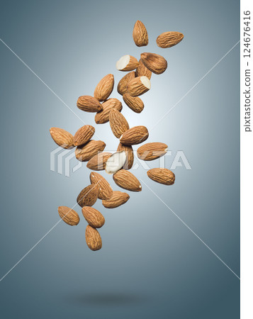 Almonds 124676416