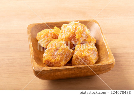Pumpkin and sweetened beans Pumpkin and sweetened beans 124678488