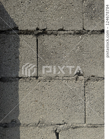 A wall with a rich vintage texture that is good for use as a design background. 124678784