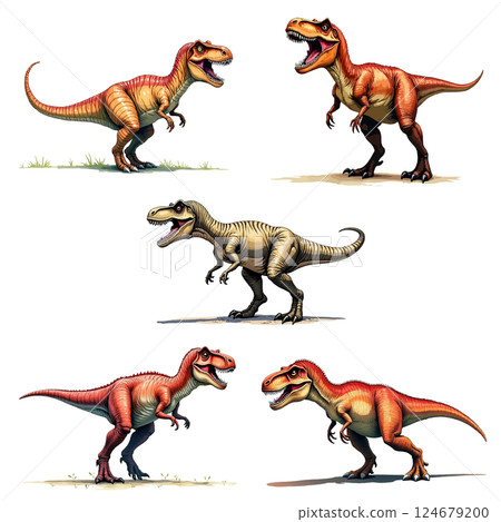 霸王龍的插圖 124679200