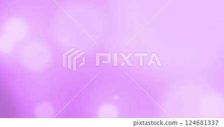 Image of glowing light spots moving over pink background Image of glowing light spots moving over pink background 124681337