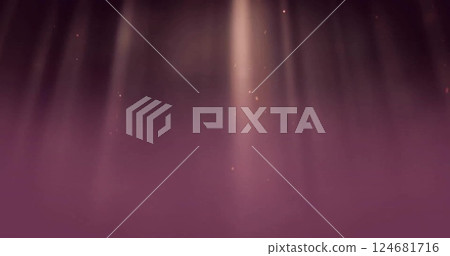 Image of glowing light spots moving over black background Image of glowing light spots moving over black background 124681716