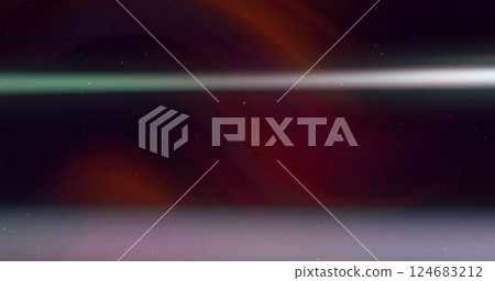 Image of shapes and stars over black background 124683212