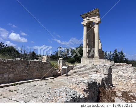 Ruins of the Sanctuary of Apollo Hylates near Limassol, Cyprus Ruins of the Sanctuary of Apollo Hylates near Limassol, Cyprus 124683251