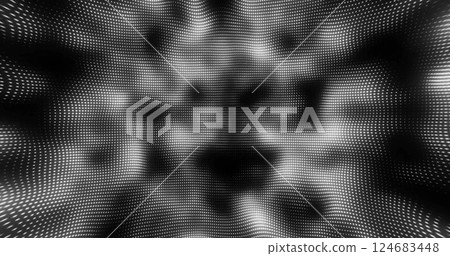 Image of moving pixelated black and grey clouds Image of moving pixelated black and grey clouds 124683448