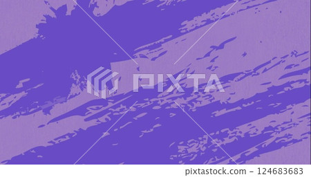 Image of distressed shapes moving over purple background Image of distressed shapes moving over purple background 124683683