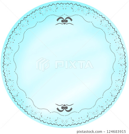 Vintage Pastel Circle Label for text Vintage Pastel Circle Label for text 124683915