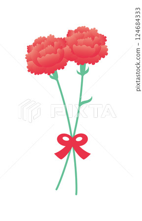 Material - Carnation 1 vector 124684333