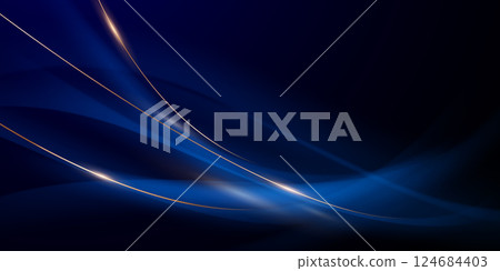 blue abstract background with luxury golden elements vector illustration blue abstract background with luxury golden elements vector illustration 124684403