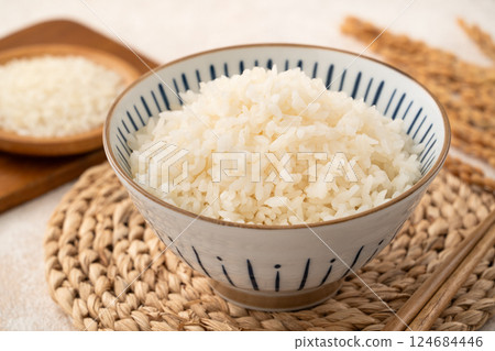 white rice white rice japanese white rice gohan gohan white gohan 124684446