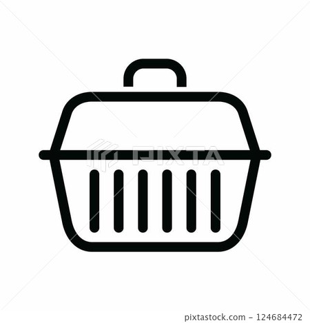 Transport Box icon vector. Suitable for mobile apps, web apps and print media. Transport Box icon vector. Suitable for mobile apps, web apps and print media. 124684472