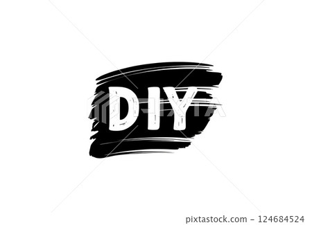 DIY simple logo icon 124684524