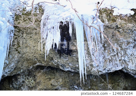 Icicles at Taroshi Falls Icicles at Taroshi Falls 124687284