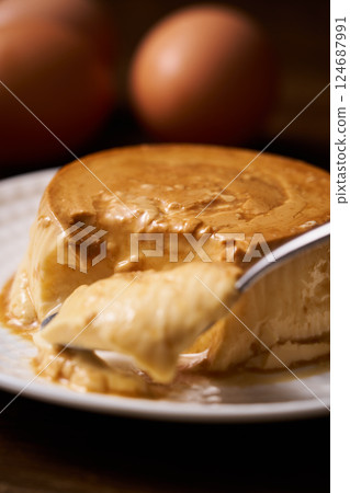 自製蛋奶布丁 124687991