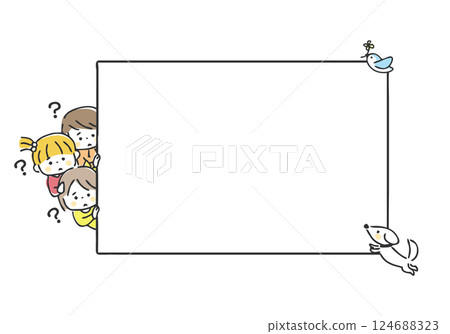 Child peeking - Question Child peeking - Question 124688323