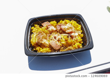 【大鍋】伊比利亞豬肉菇海鮮飯 124689069