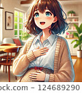 Pregnant women 124689290