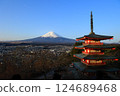 Mount Fuji from Arakurayama Sengen Shrine 124689468