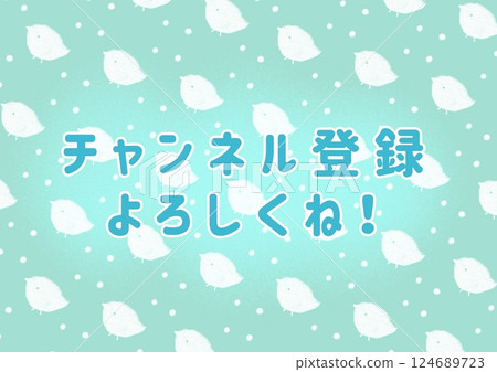 請訂閱我的頻道 Wallpaper Little Bird Blue 124689723