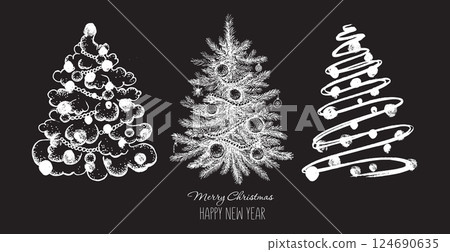 tree, christmas, christmas tree 124690635